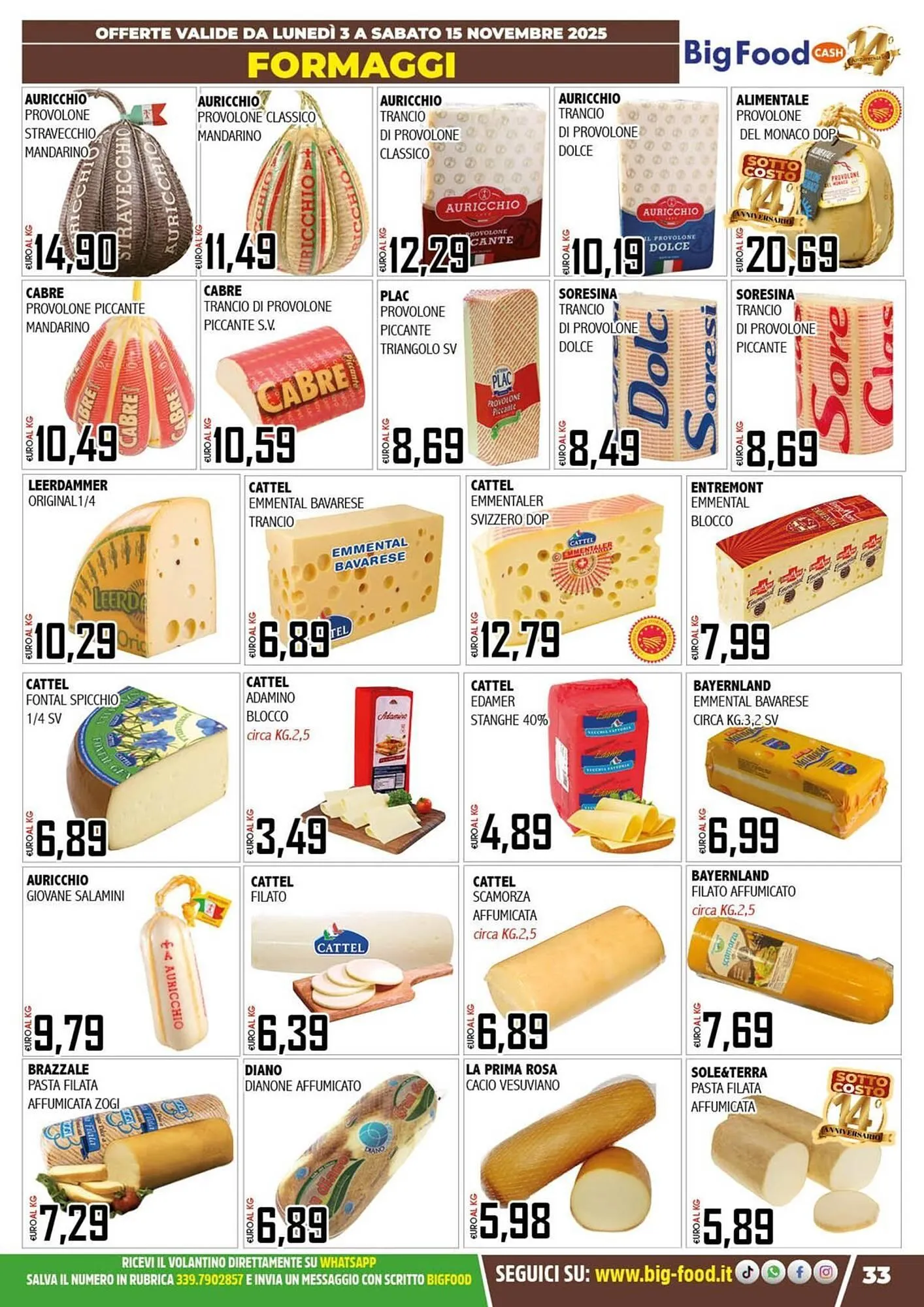 Volantino Big Food da 3 novembre a 15 novembre di 2025 - Pagina del volantino 33