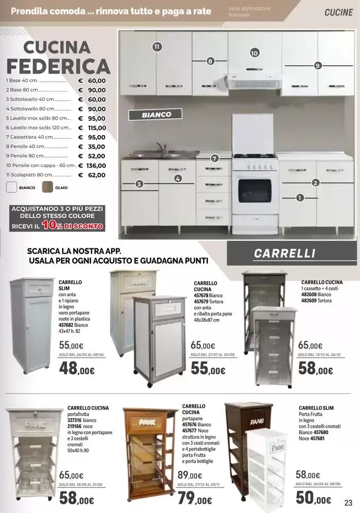 Catalogo mobile 2025 da 9 maggio a 7 dicembre di 2025 - Pagina del volantino 23