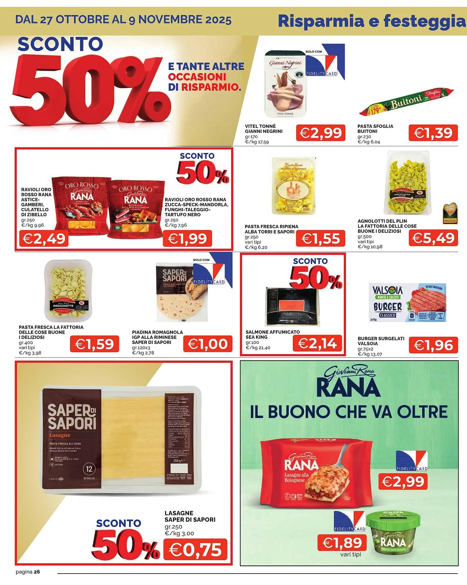 Volantino Mercatò Extra da 27 ottobre a 9 novembre di 2025 - Pagina del volantino 26