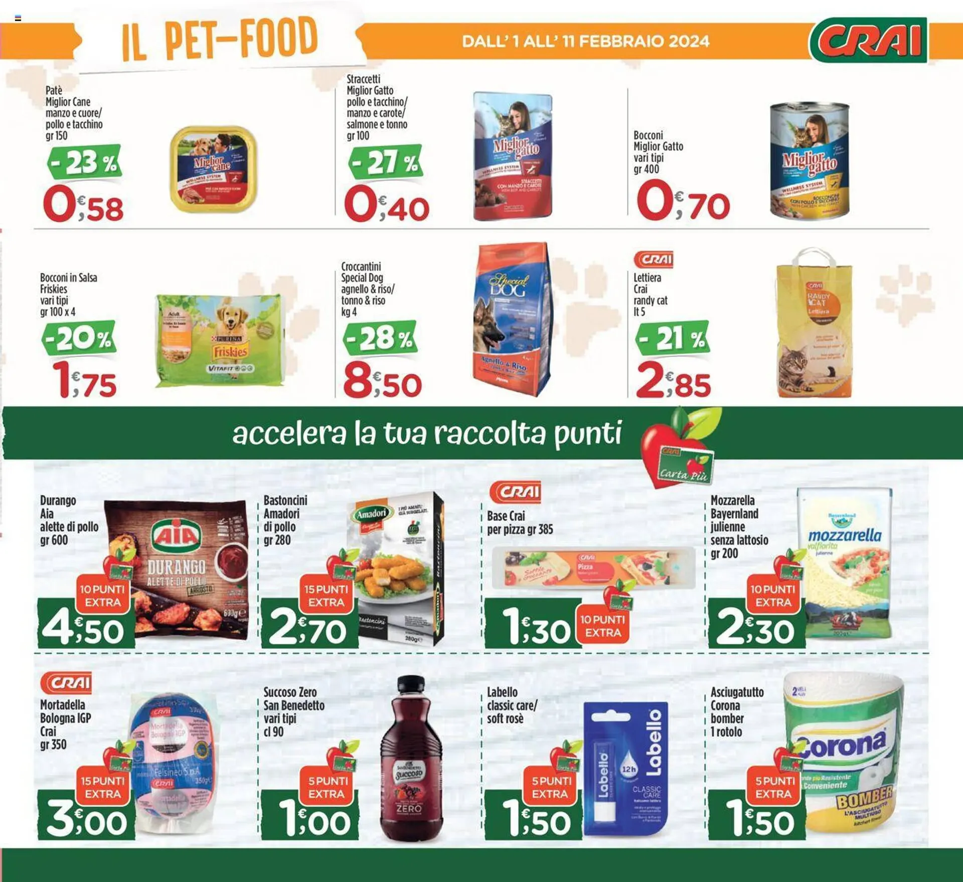 Volantino Crai extra da 1 febbraio a 11 febbraio di 2024 - Pagina del volantino 15