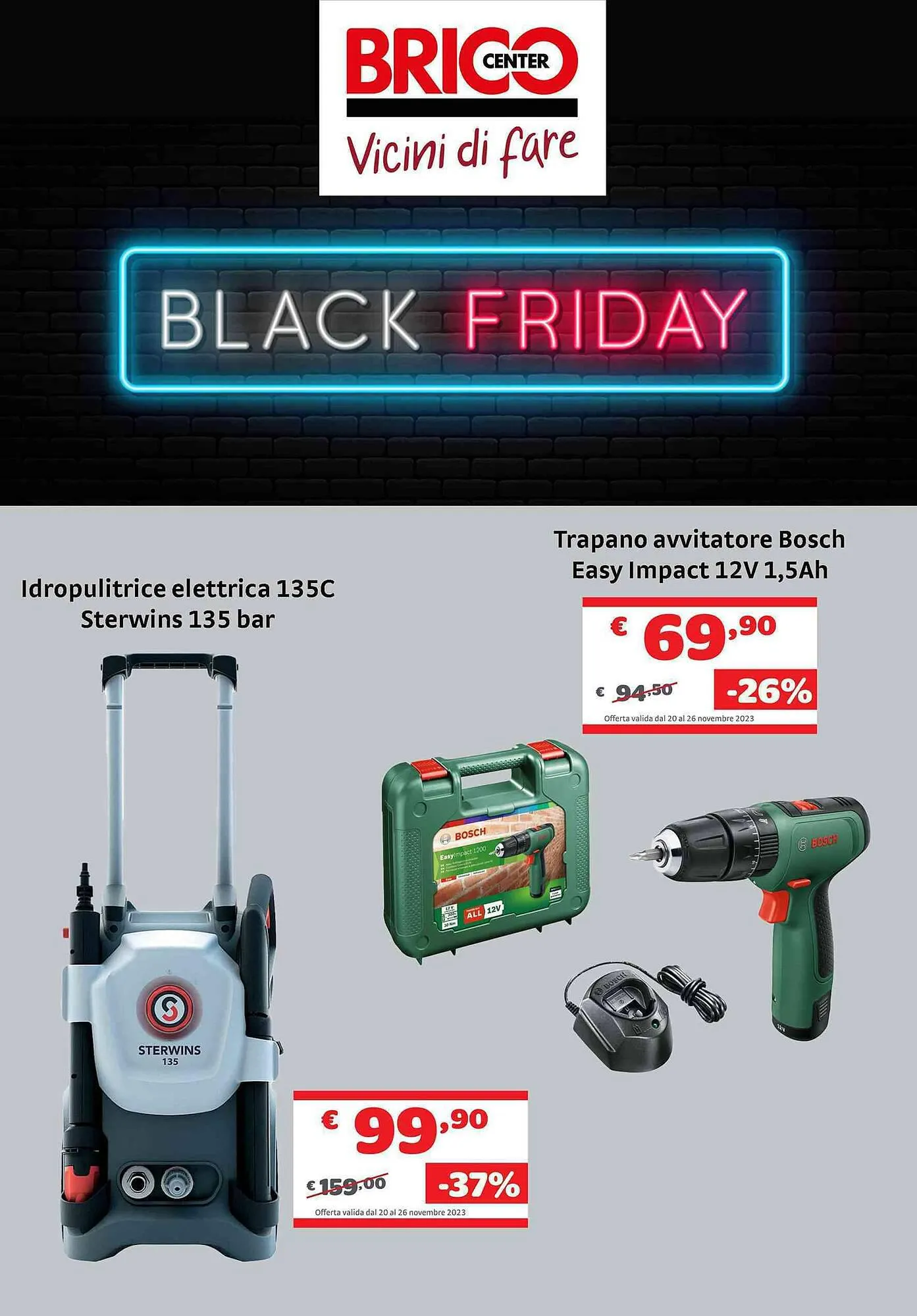 Volantino Bricocenter da 20 novembre a 26 novembre di 2023 - Pagina del volantino 1