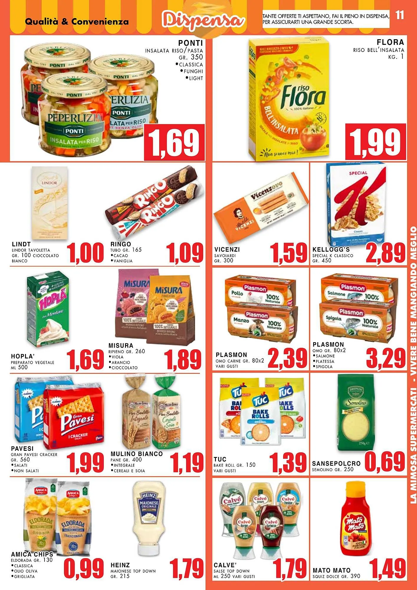 Volantino La Mimosa Supermercati da 15 aprile a 28 aprile di 2024 - Pagina del volantino 11