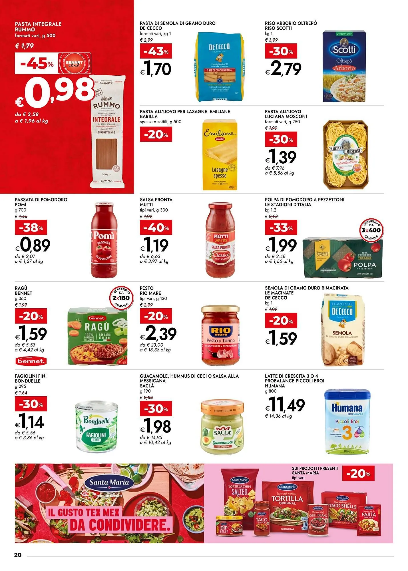 Volantino Bennet da 25 settembre a 8 ottobre di 2025 - Pagina del volantino 20
