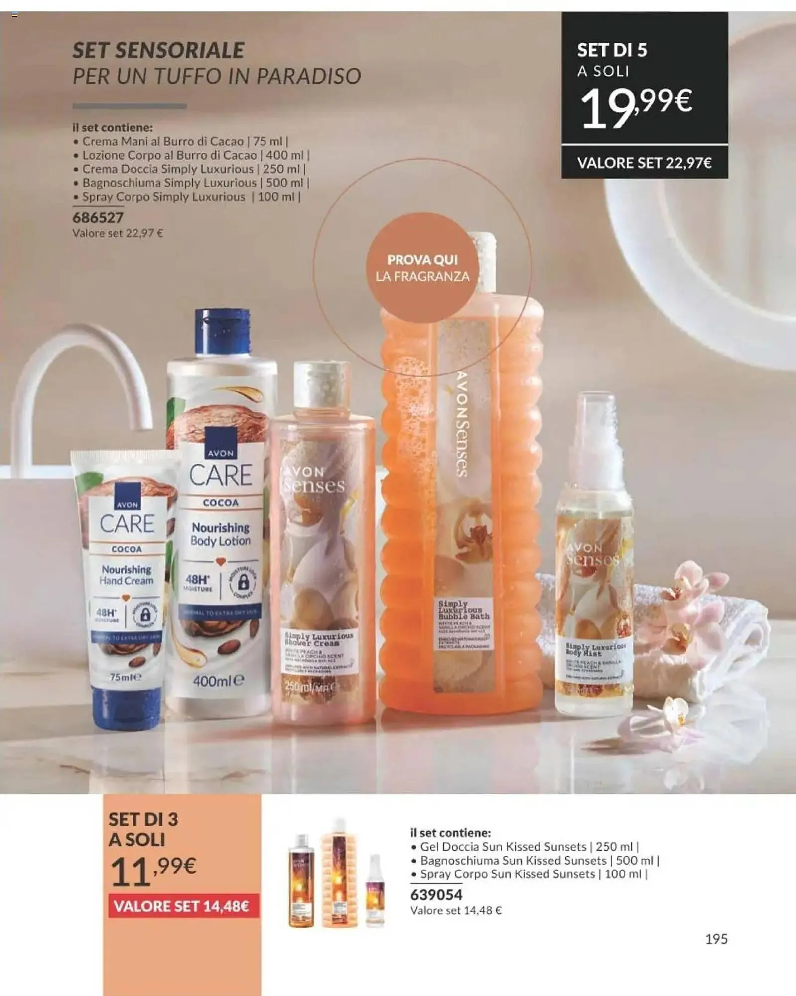 Volantino Avon da 1 aprile a 30 aprile di 2025 - Pagina del volantino 195