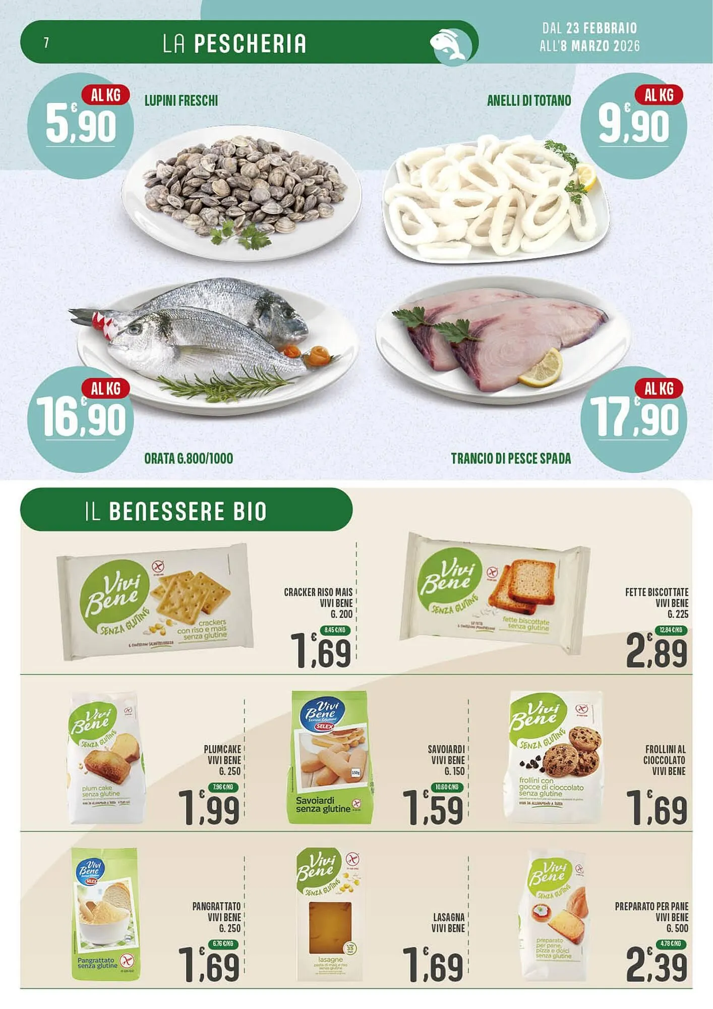 Volantino La Mimosa Supermercati da 23 febbraio a 8 marzo di 2026 - Pagina del volantino 7