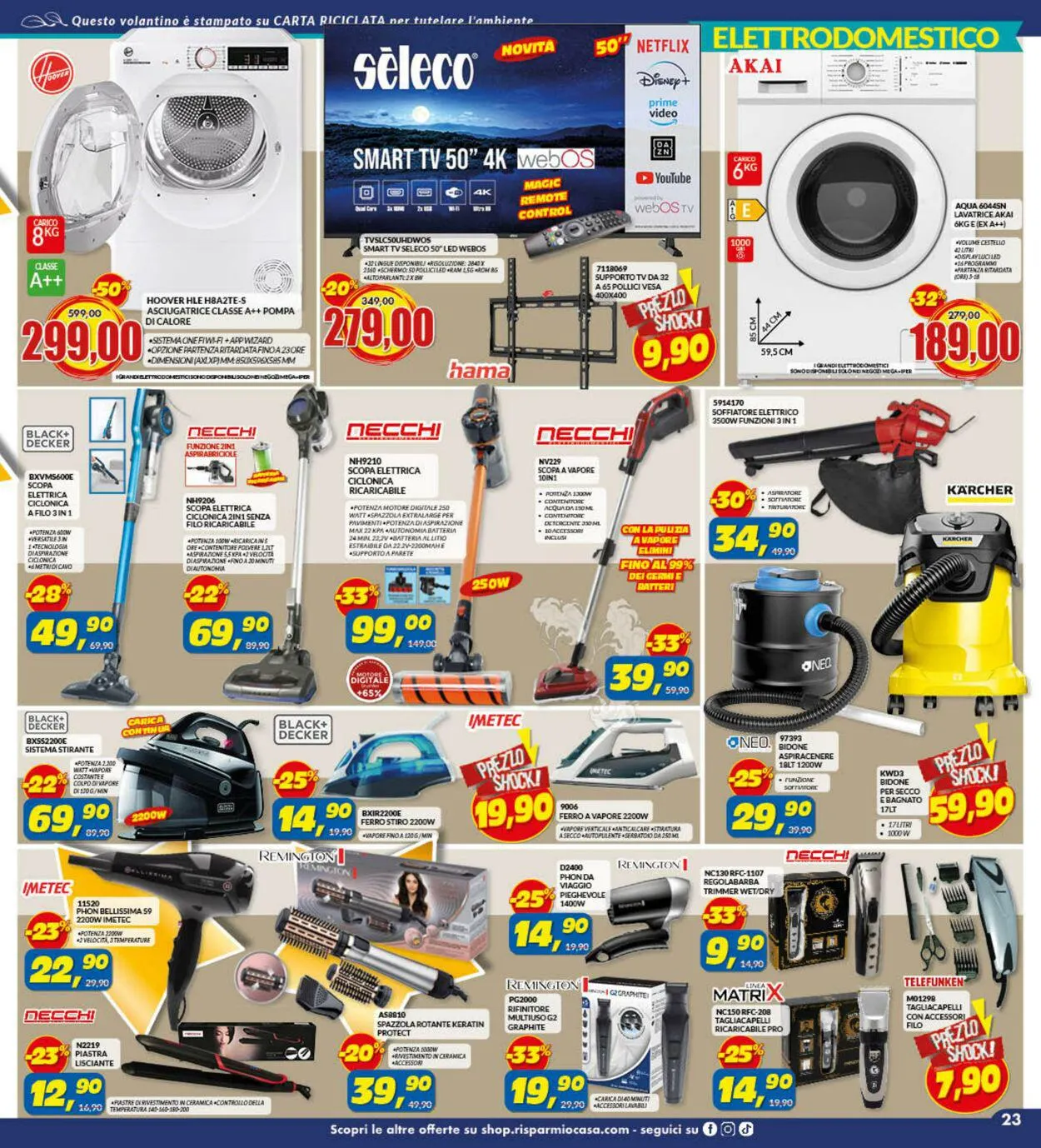 Risparmio Casa Volantino attuale da 28 ottobre a 11 novembre di 2023 - Pagina del volantino 23