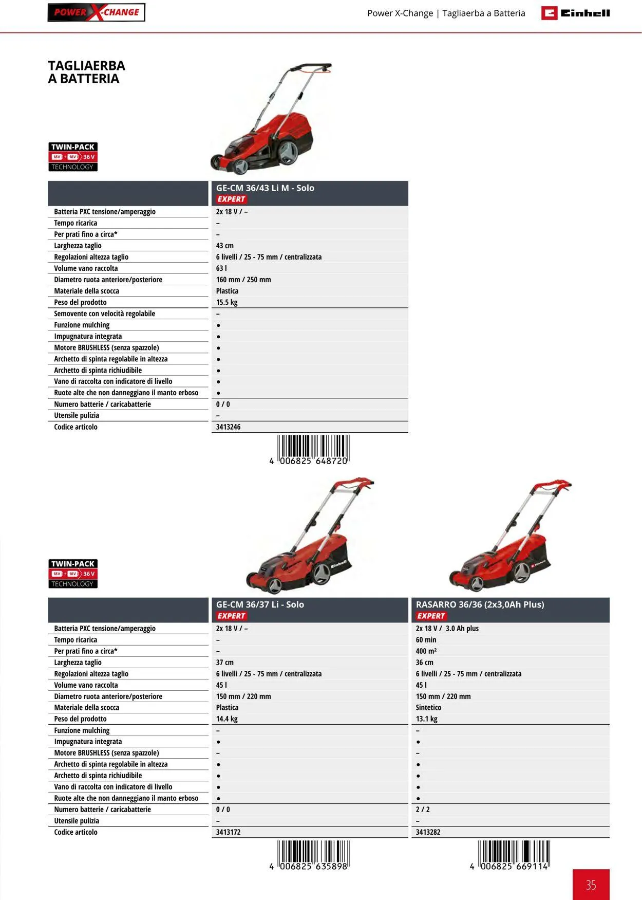 Einhell da 17 giugno a 17 settembre di 2025 - Pagina del volantino 35