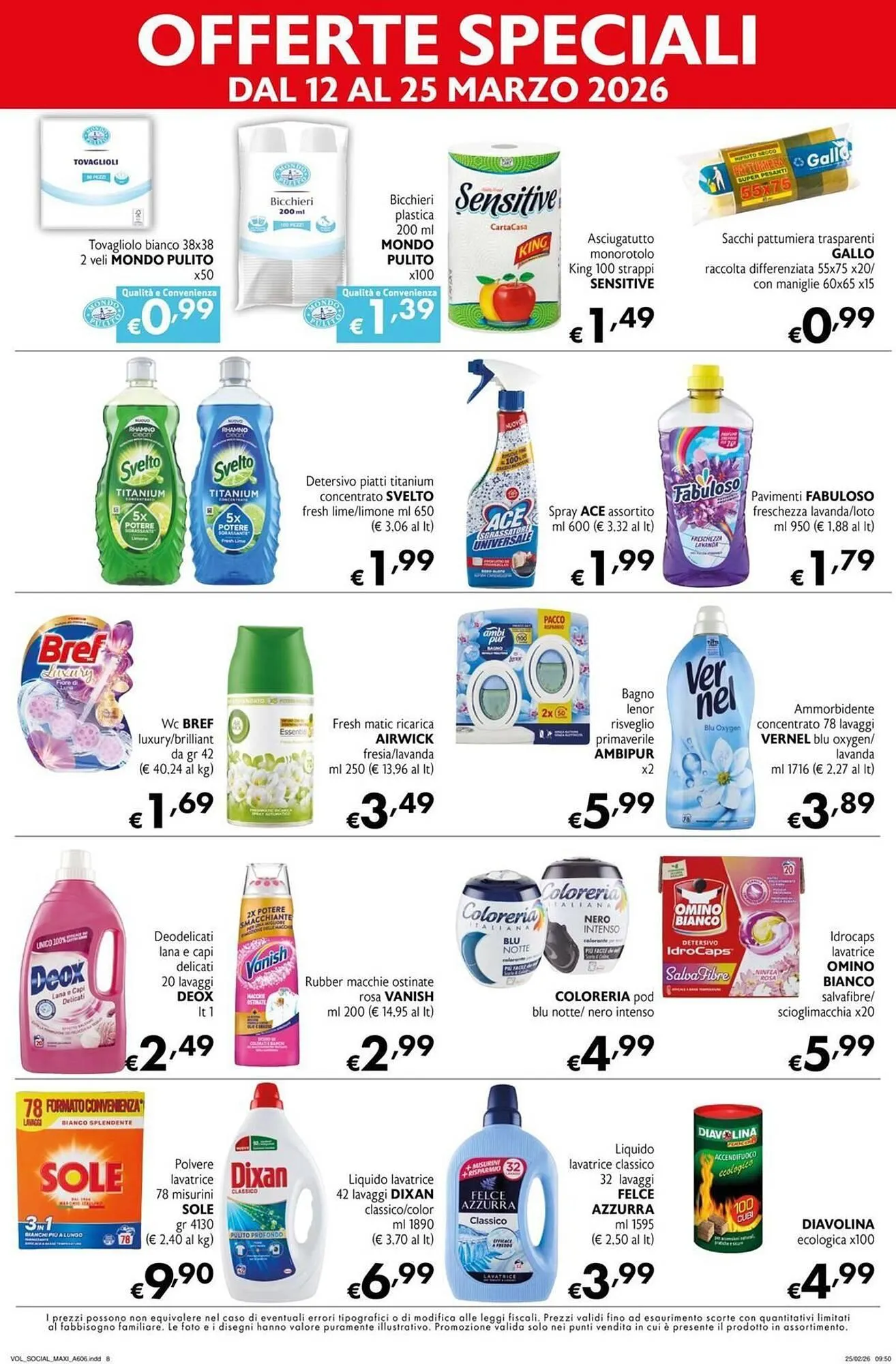 Volantino Maxi Supermercati da 12 marzo a 25 marzo di 2026 - Pagina del volantino 8