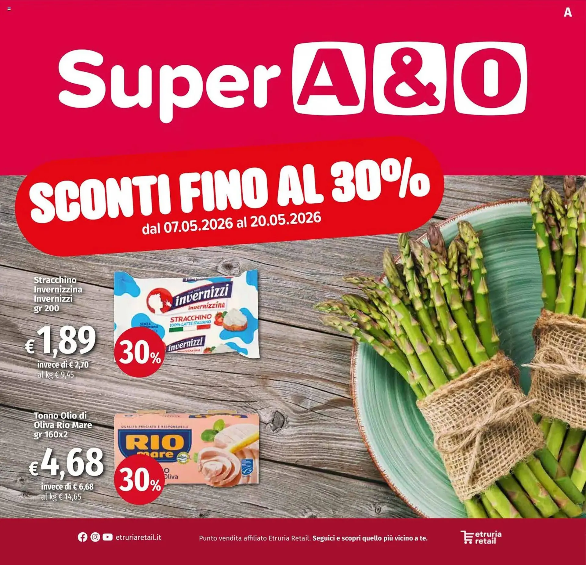 Volantino A&O da 7 maggio a 20 maggio di 2026 - Pagina del volantino 1