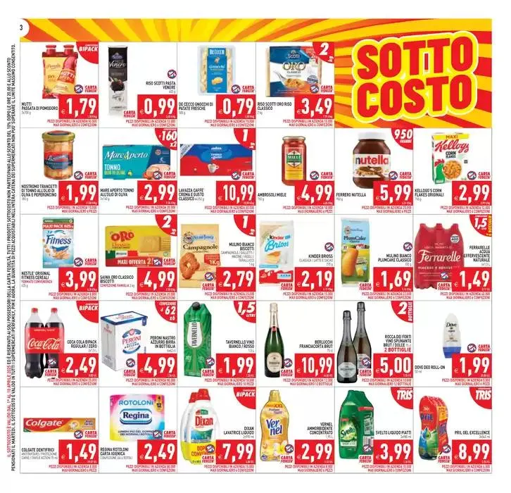 Sottocosto da 1 aprile a 10 aprile di 2025 - Pagina del volantino 3