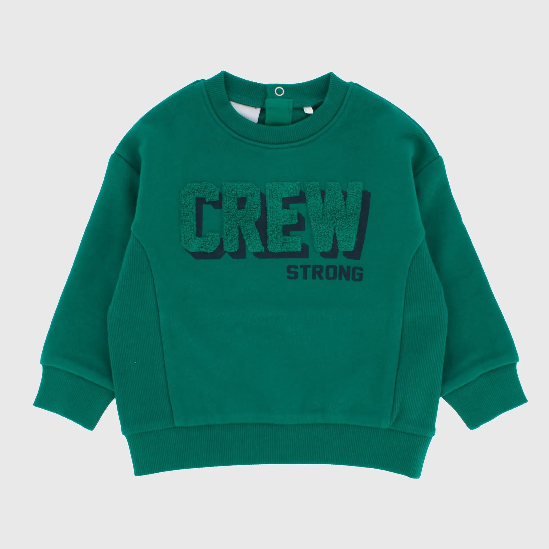 Felpa girocollo da bambino, verde