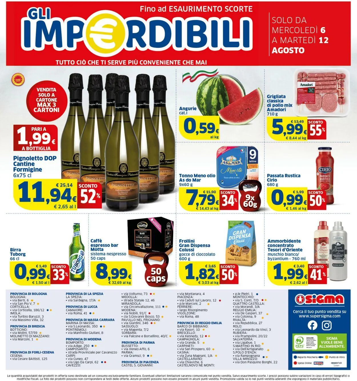 Sigma - Bologna Volantino attuale da 30 luglio a 12 agosto di 2025 - Pagina del volantino 20