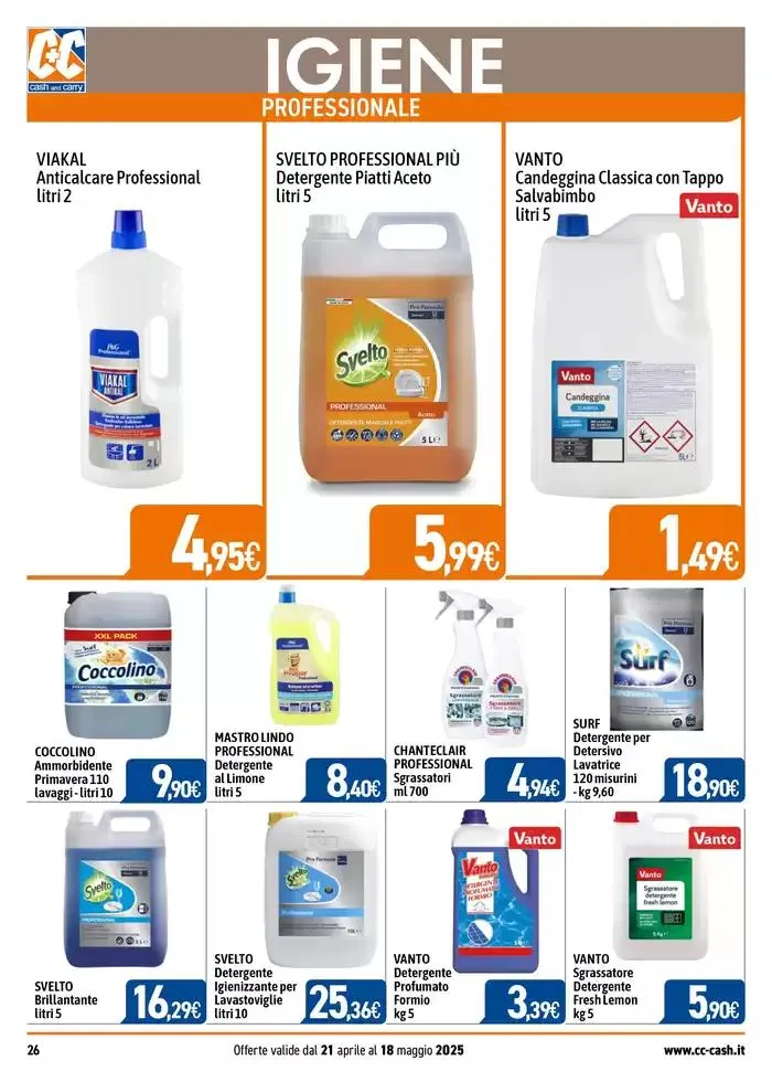 Professional  da 22 aprile a 18 maggio di 2025 - Pagina del volantino 26