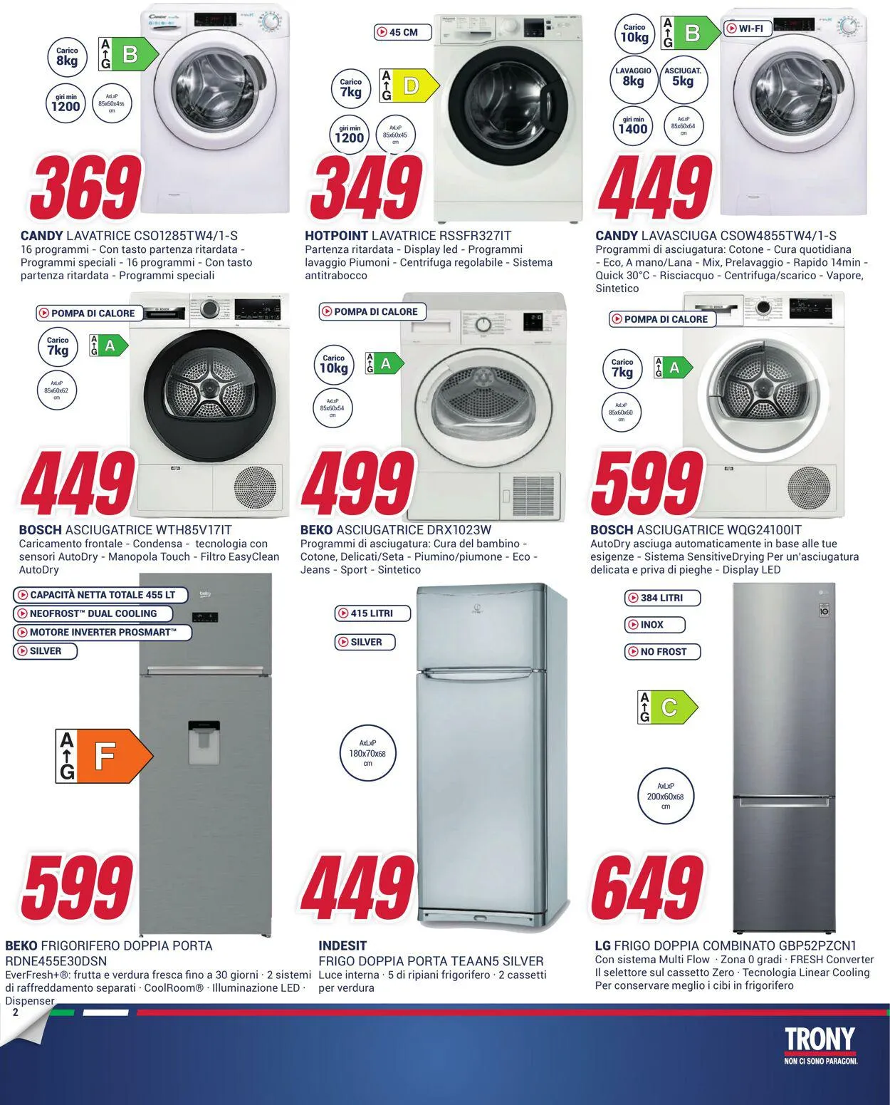 Trony - Napoli Volantino attuale da 19 gennaio a 31 gennaio di 2024 - Pagina del volantino 2