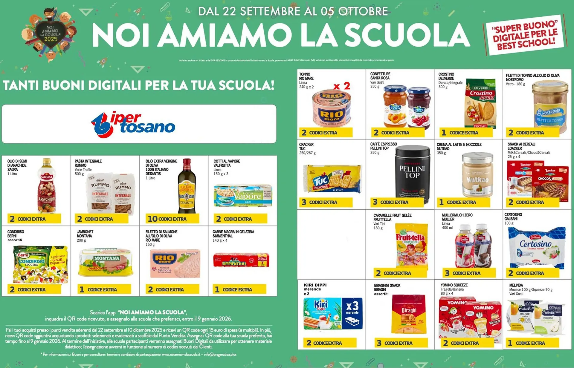 Volantino Iper Tosano da 22 settembre a 5 ottobre di 2025 - Pagina del volantino 1