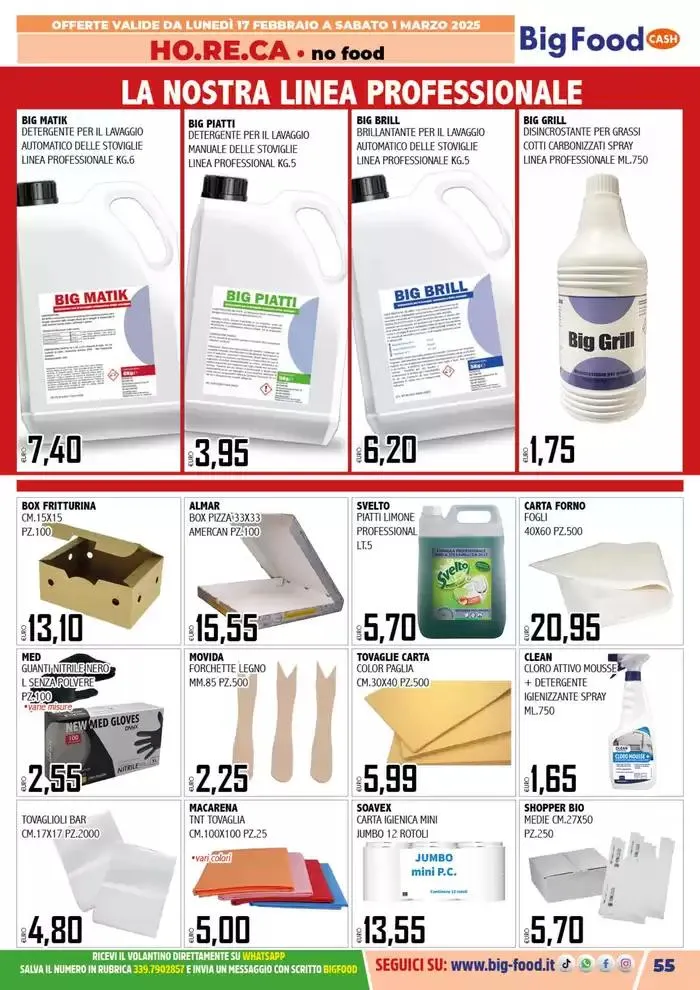 Non scherziamo con la convenienza da 17 febbraio a 1 marzo di 2025 - Pagina del volantino 55
