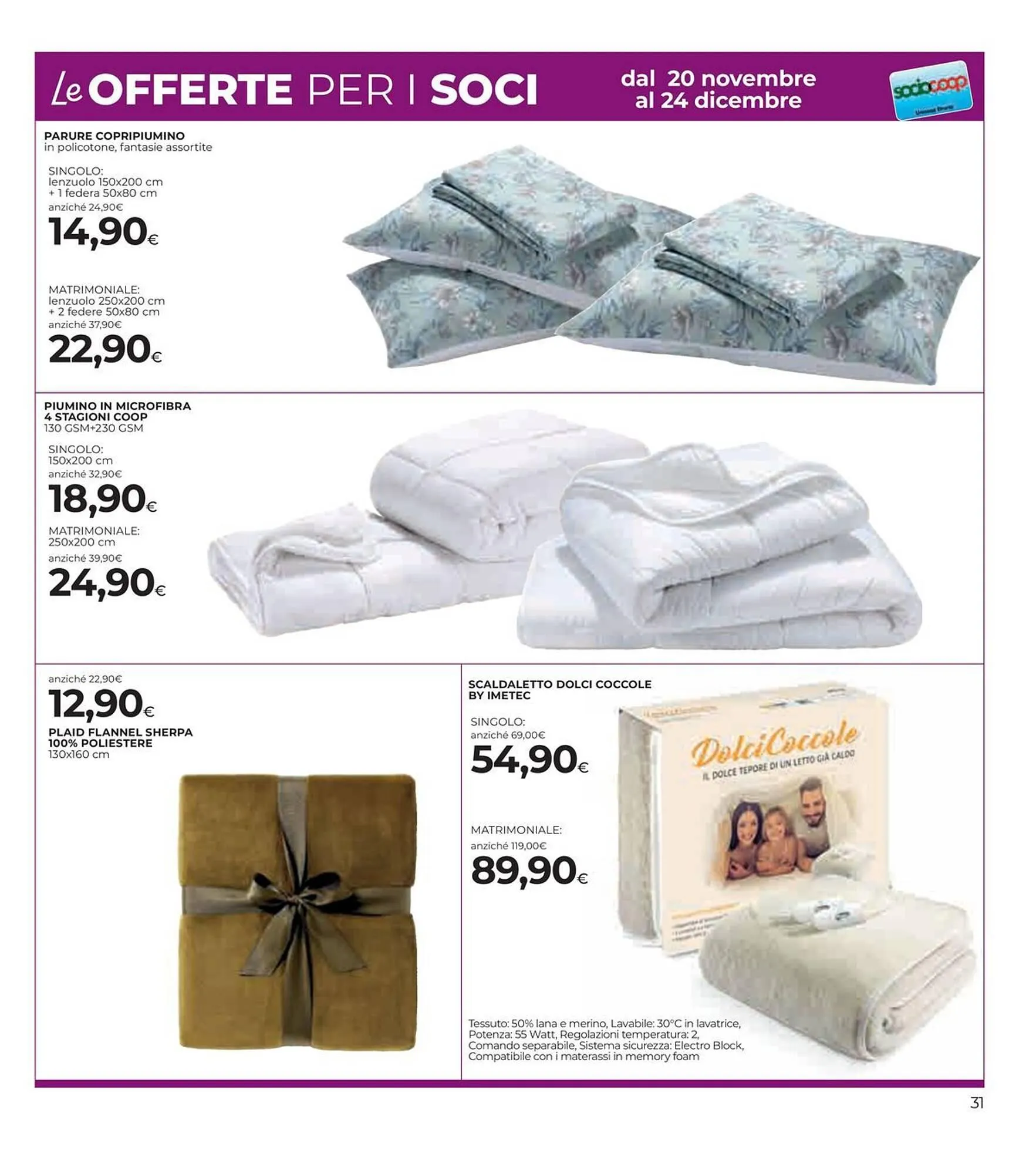 Volantino Ipercoop da 20 novembre a 3 dicembre di 2025 - Pagina del volantino 31