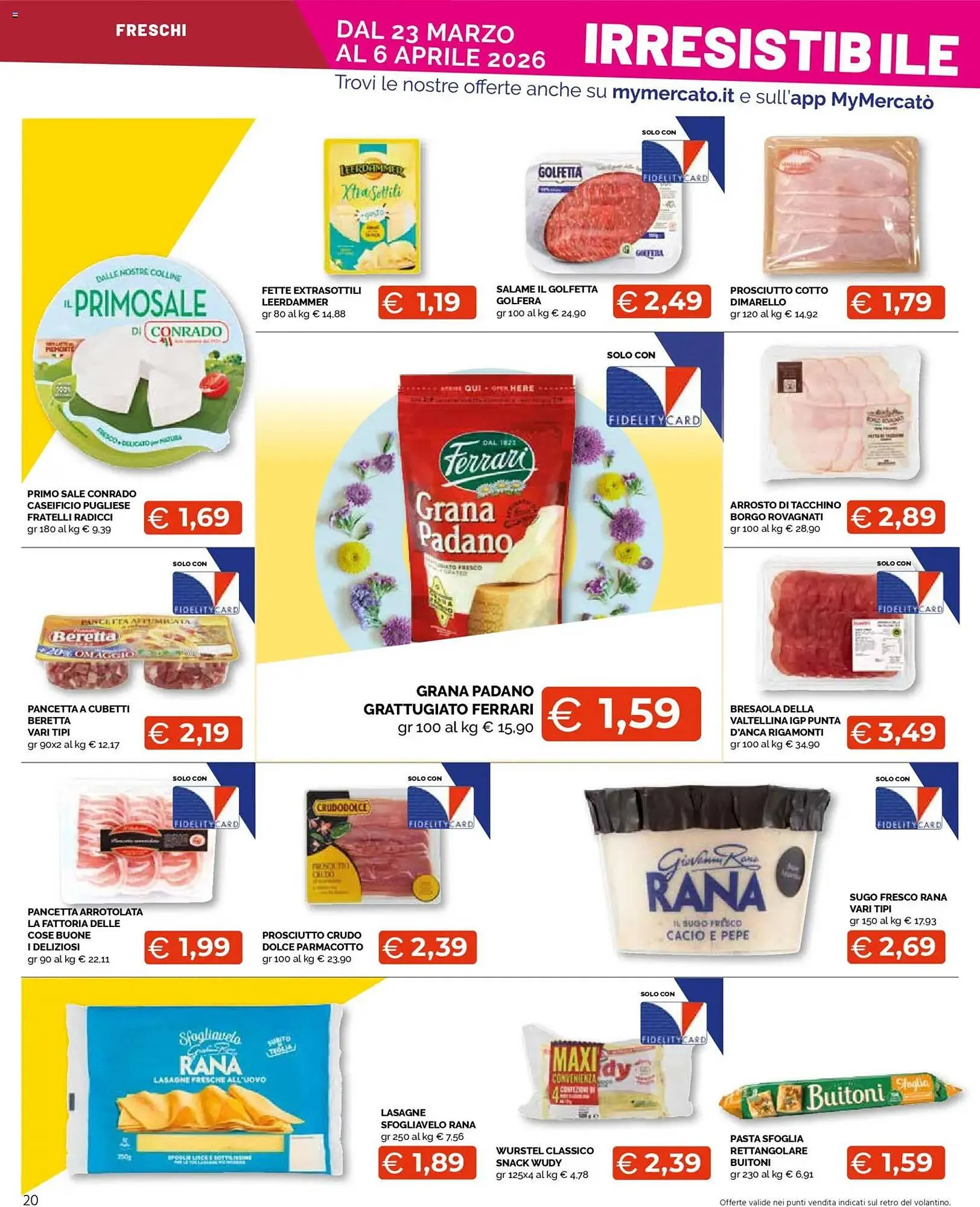 Volantino Mercatò Big da 23 marzo a 6 aprile di 2026 - Pagina del volantino 20