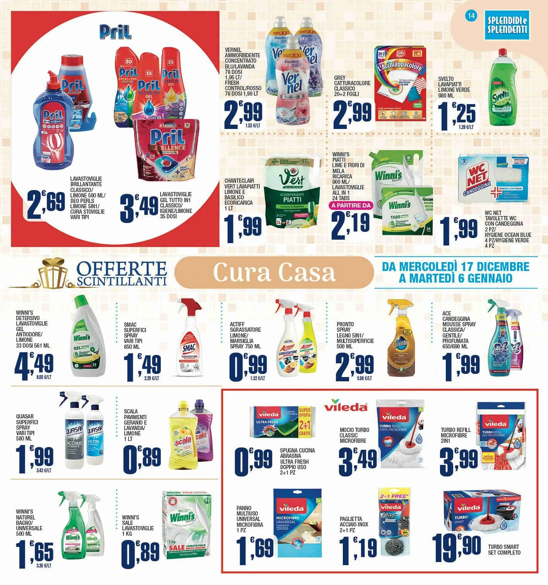 Volantino Splendidi e Splendenti da 17 dicembre a 6 gennaio di 2026 - Pagina del volantino 14