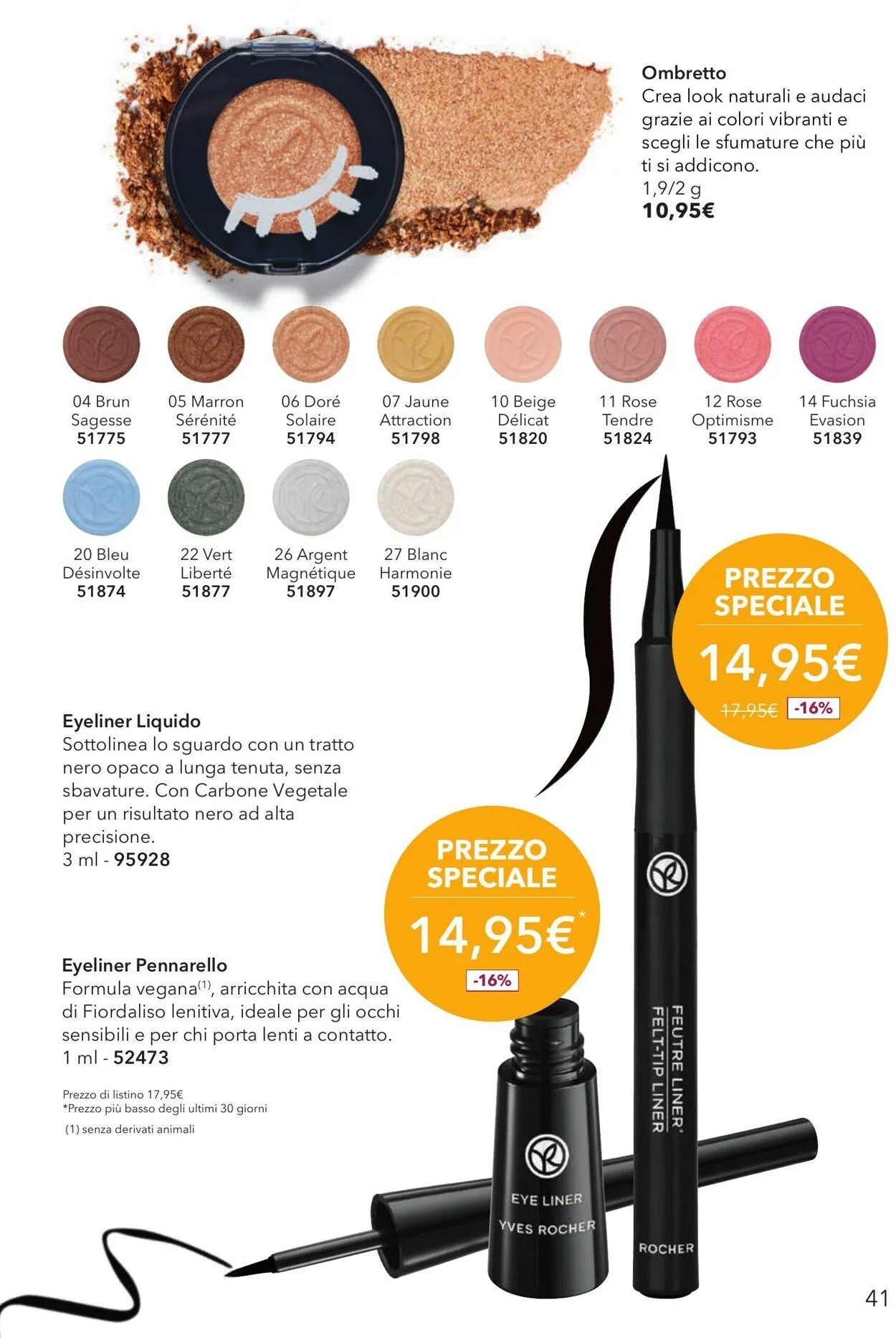 Yves Rocher Volantino attuale da 30 maggio a 16 giugno di 2025 - Pagina del volantino 41
