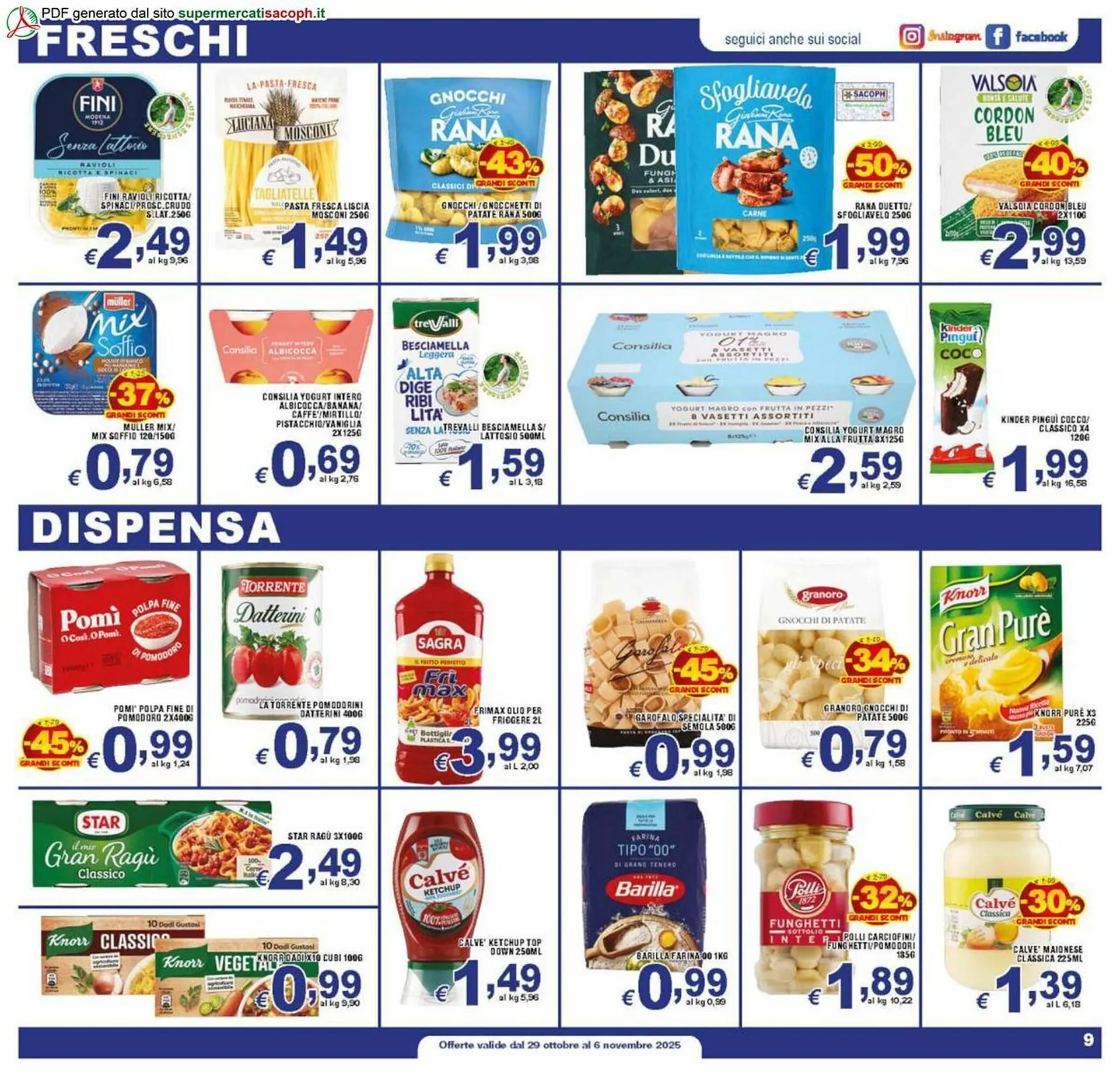 Volantino Sacoph da 30 ottobre a 6 novembre di 2025 - Pagina del volantino 9
