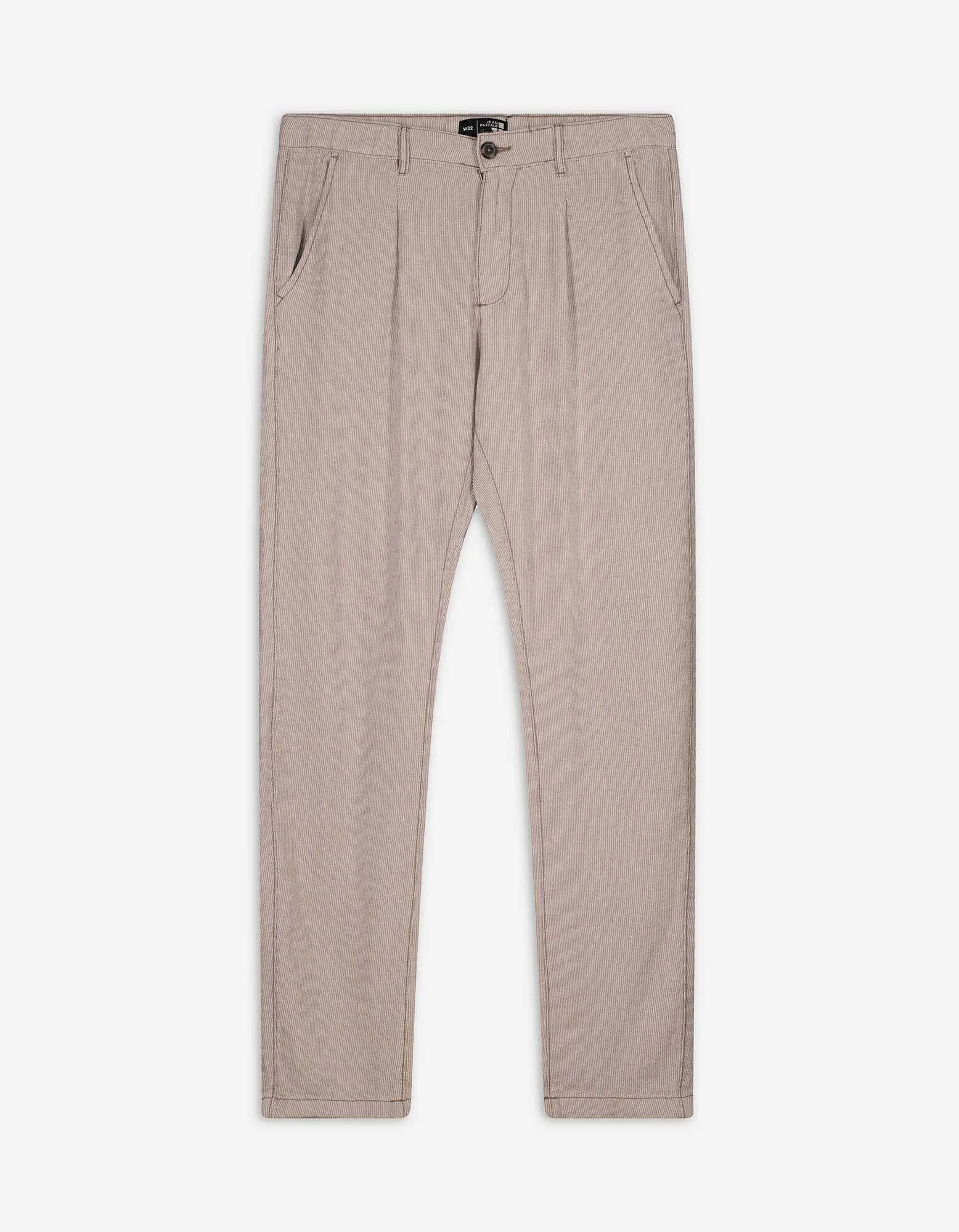 Pantaloni chino - Misto lino - marrone