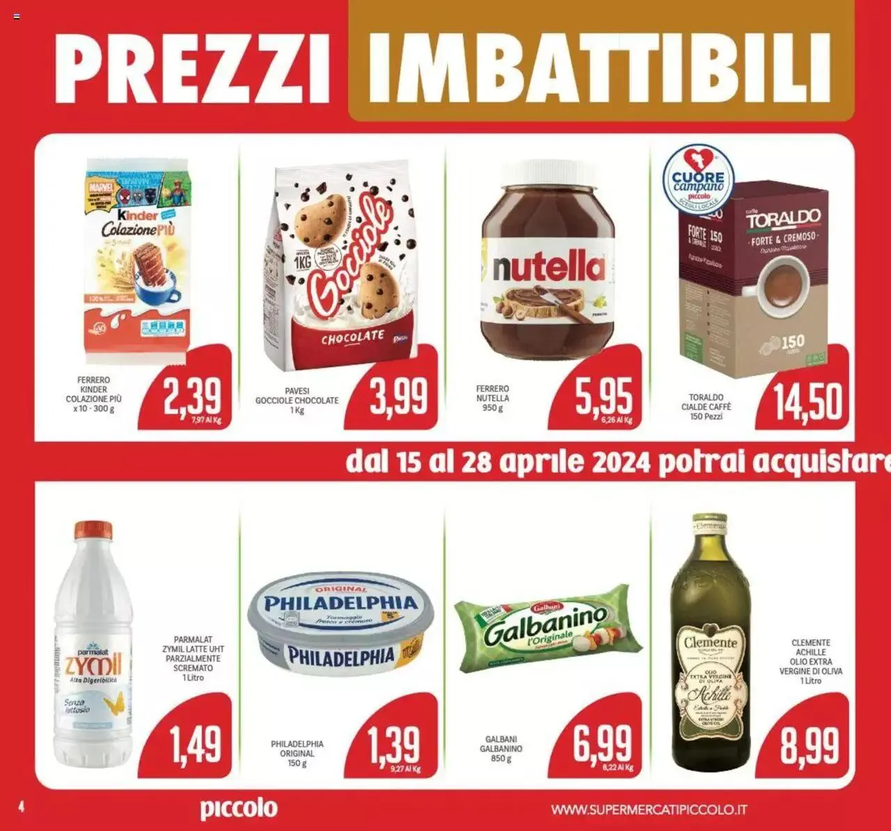 Volantino Piccolo da 15 aprile a 28 aprile di 2024 - Pagina del volantino 4