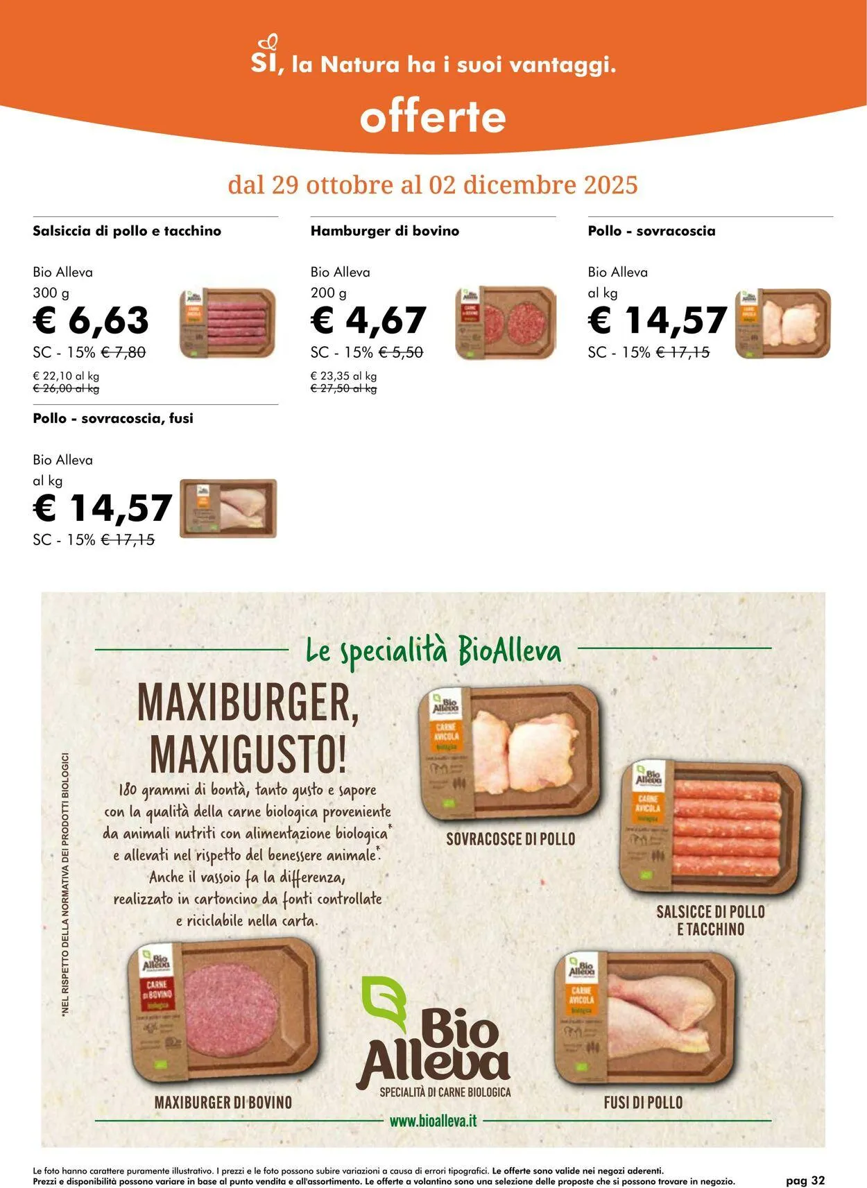 Natura Sì Volantino attuale da 1 gennaio a 15 gennaio di 2026 - Pagina del volantino 32
