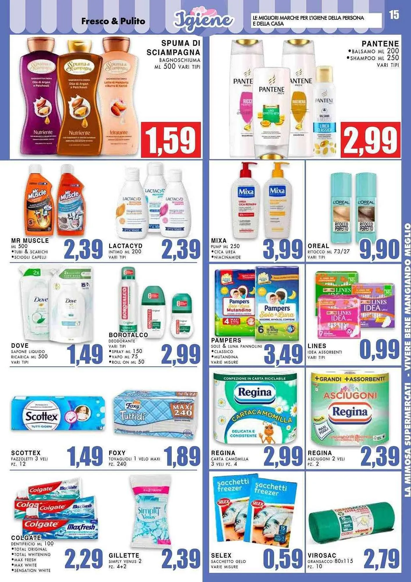 Volantino La Mimosa Supermercati da 28 luglio a 10 agosto di 2025 - Pagina del volantino 15