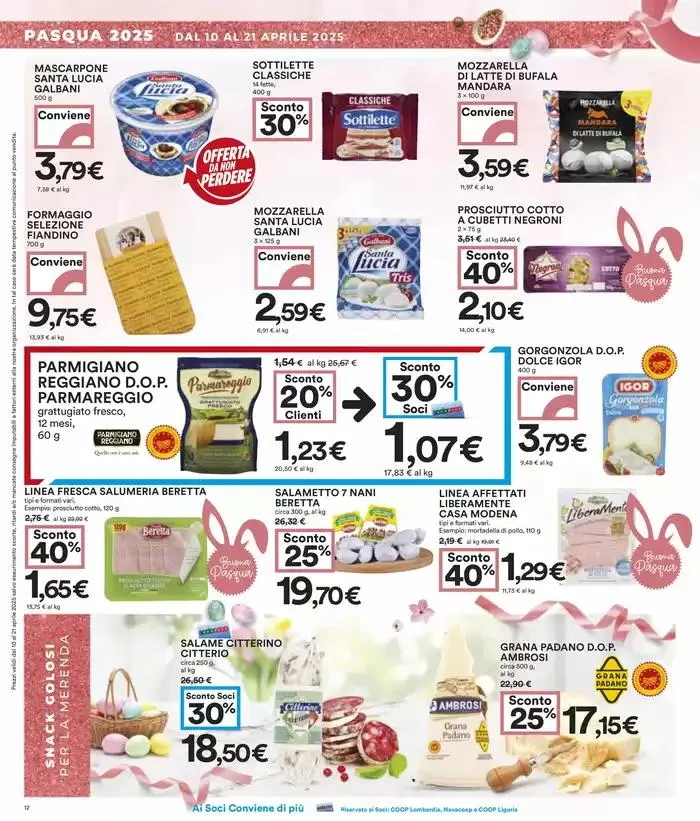 40 prodotti al 40% di sconto da 10 aprile a 21 aprile di 2025 - Pagina del volantino 12
