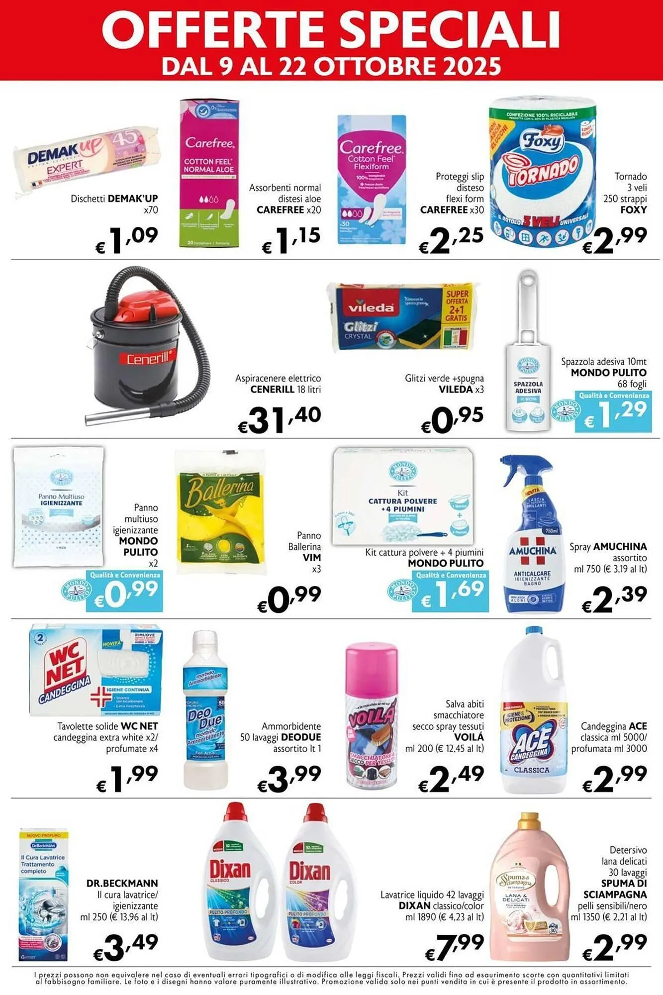 Volantino Maxi Supermercati da 9 ottobre a 22 ottobre di 2025 - Pagina del volantino 9