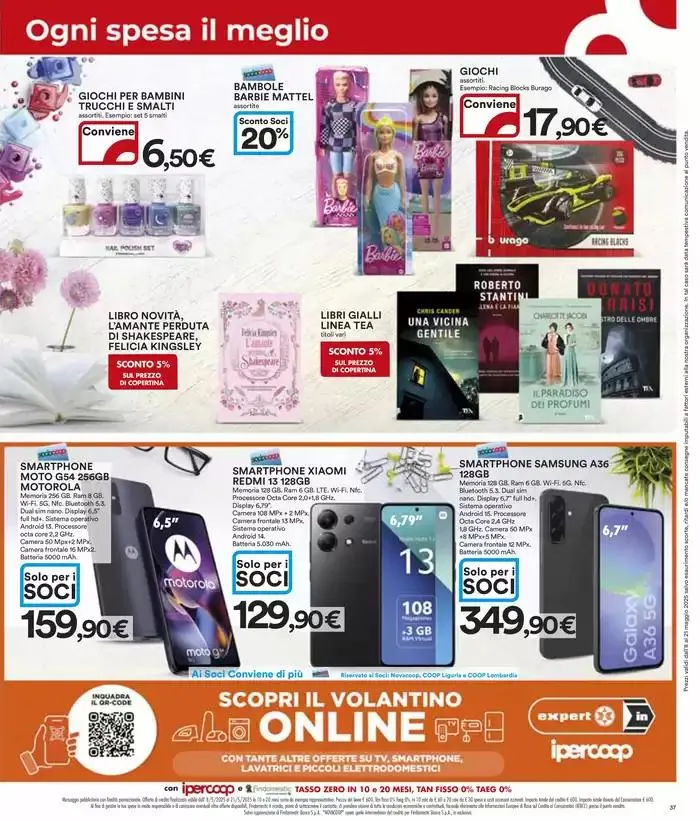 Grandi marche da 8 maggio a 21 maggio di 2025 - Pagina del volantino 37