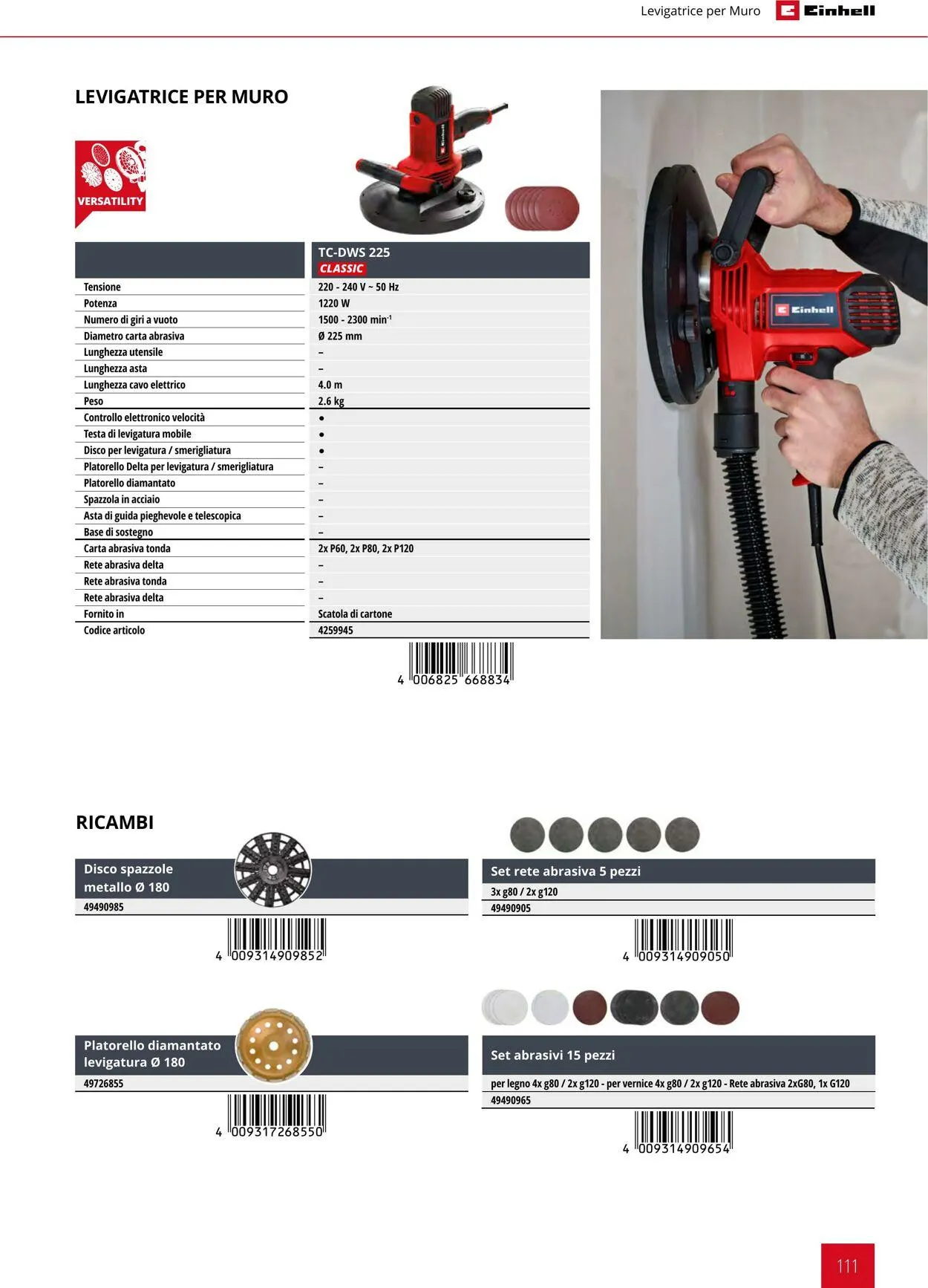 Einhell da 17 giugno a 17 dicembre di 2025 - Pagina del volantino 111