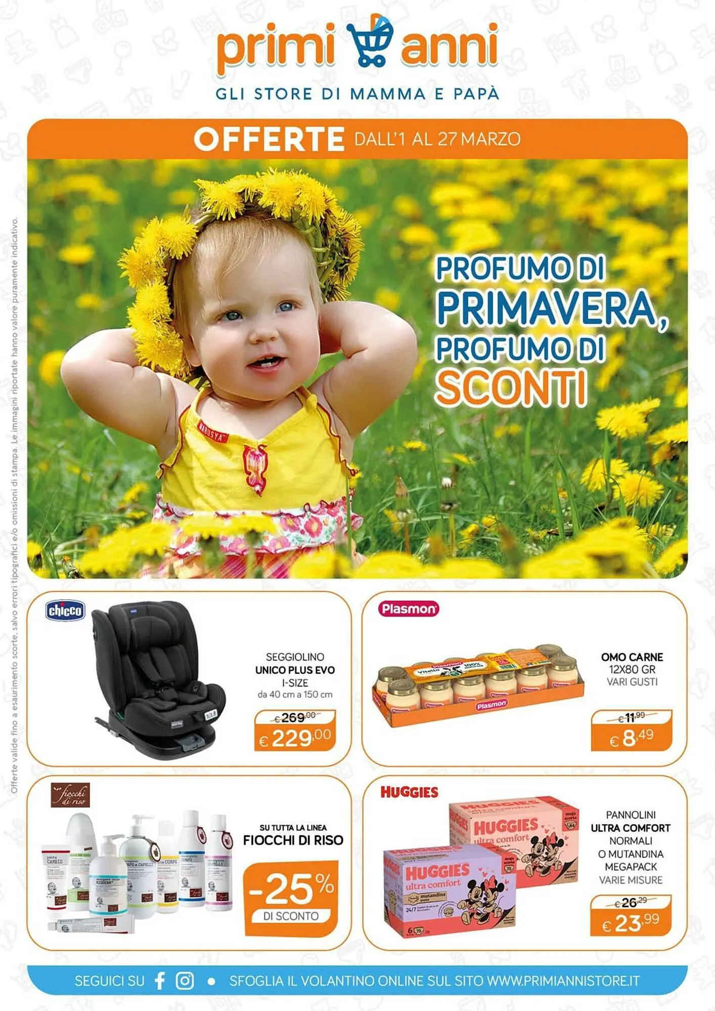 Volantino Primi Anni da 29 febbraio a 27 marzo di 2024 - Pagina del volantino