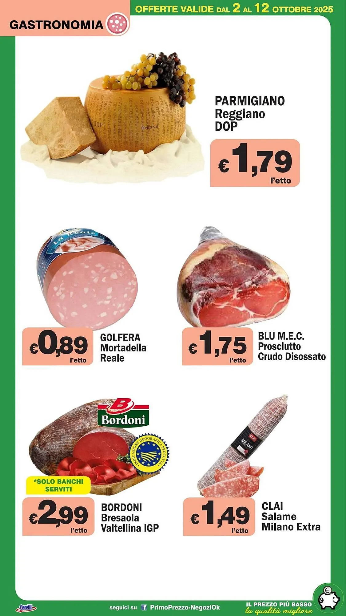 Volantino Primo Prezzo da 2 ottobre a 12 ottobre di 2025 - Pagina del volantino 33