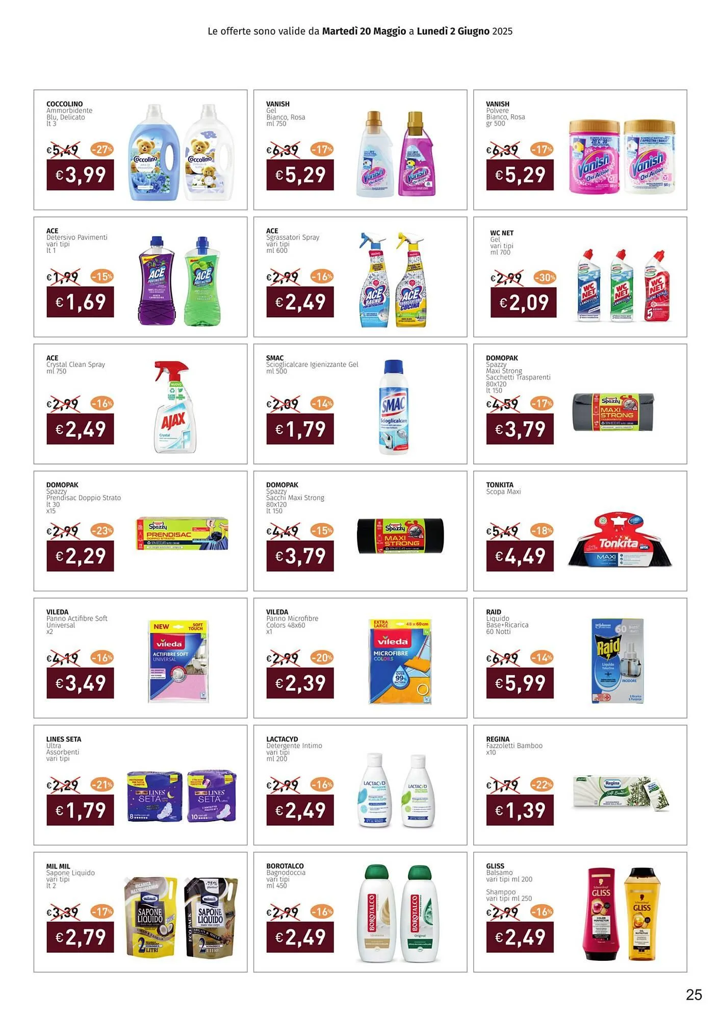 Volantino Prezzemolo e Vitale da 20 maggio a 2 giugno di 2025 - Pagina del volantino 25