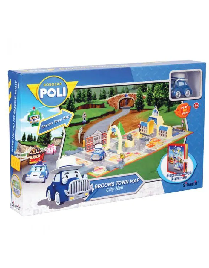 Robocar Poli - Brooms Town Map City Hall