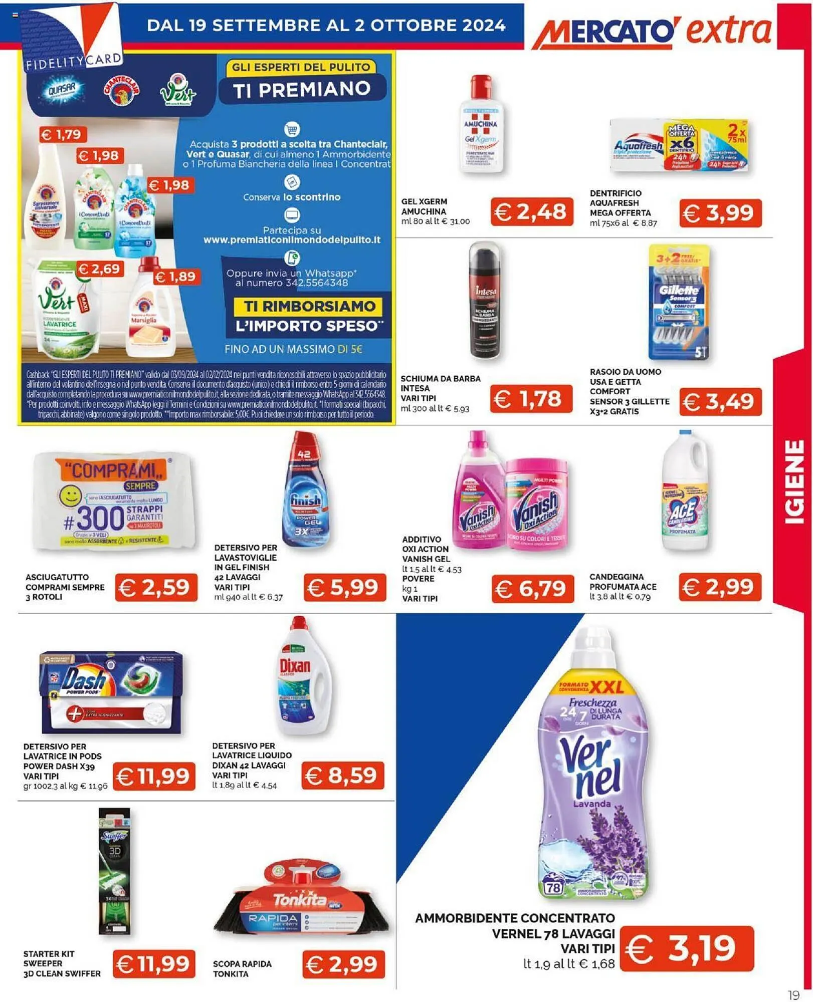 Volantino Mercatò Extra da 19 settembre a 2 ottobre di 2024 - Pagina del volantino 19