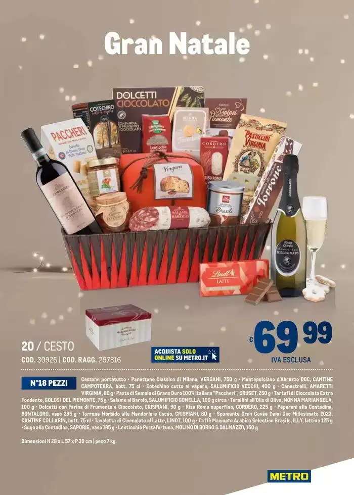 Cesti di Natale Ridotto da 4 novembre a 31 dicembre di 2024 - Pagina del volantino 17