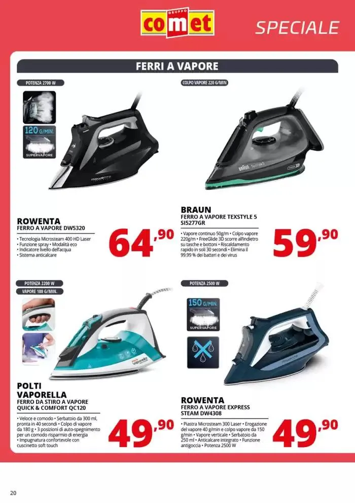 Speciale Piccoli Elettrodomestici  da 7 marzo a 19 marzo di 2025 - Pagina del volantino 20