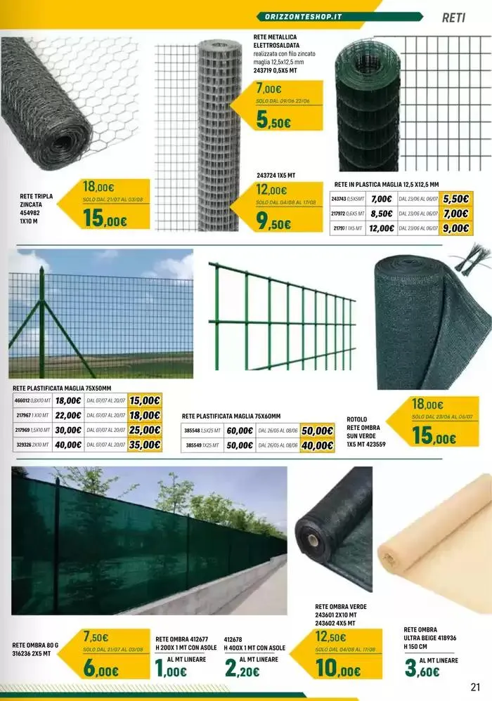 Giardinaggio 2025 da 25 aprile a 12 ottobre di 2025 - Pagina del volantino 21