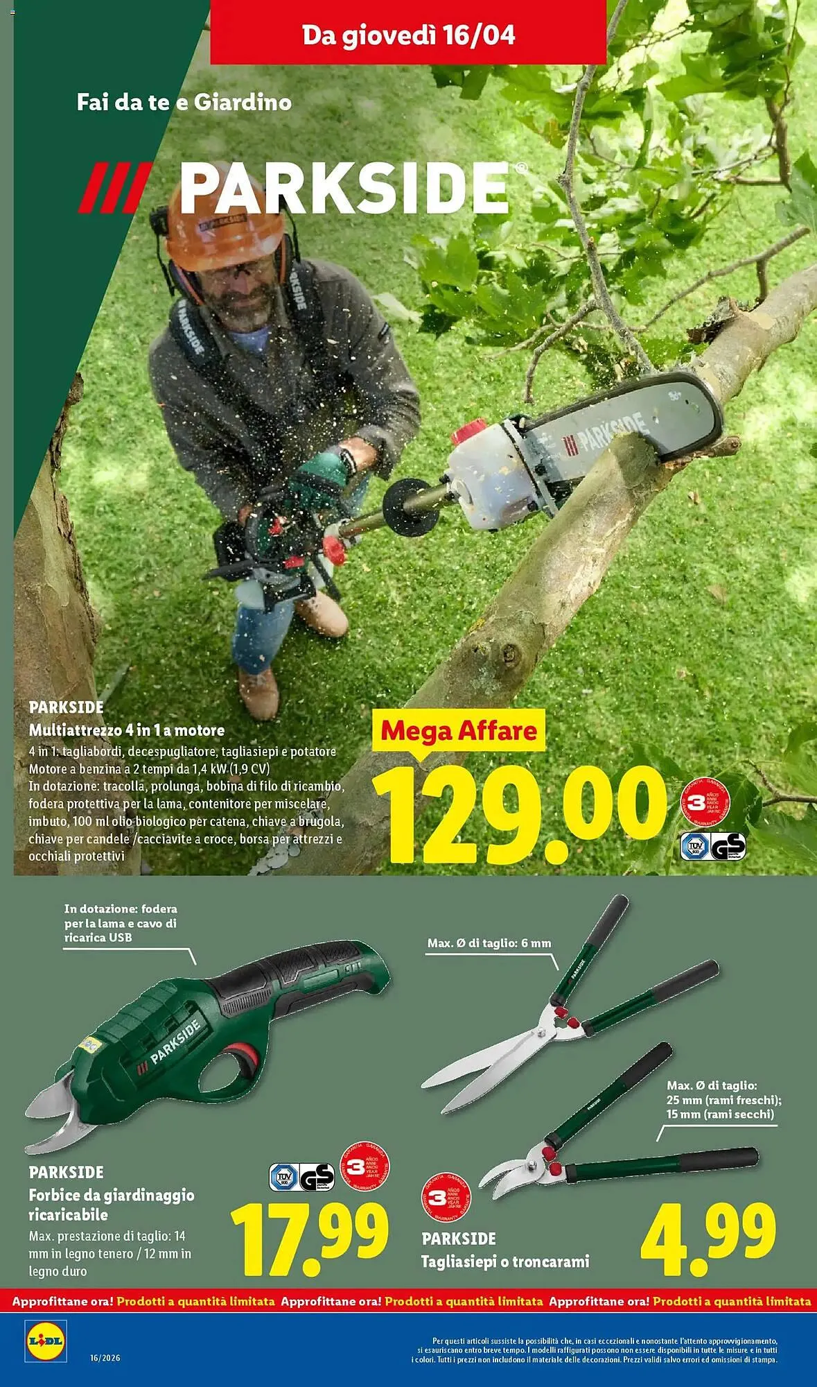 Volantino Lidl da 16 aprile a 22 aprile di 2026 - Pagina del volantino 20