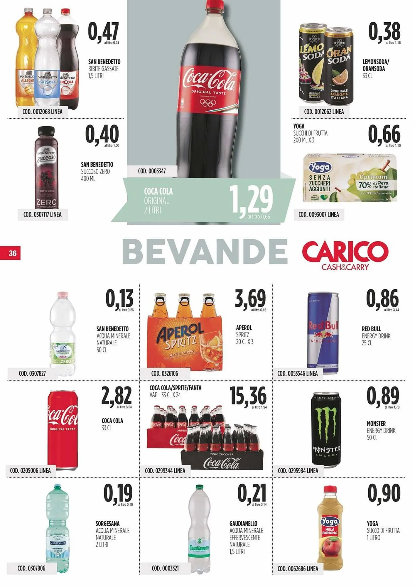 Volantino Carico Cash & Carry da 4 dicembre a 24 dicembre di 2025 - Pagina del volantino 36
