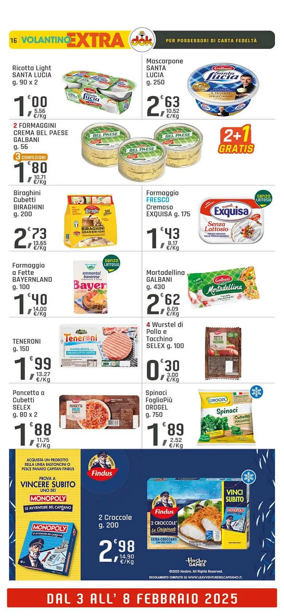 Volantino Supermercati Dok da 24 gennaio a 8 febbraio di 2025 - Pagina del volantino 16
