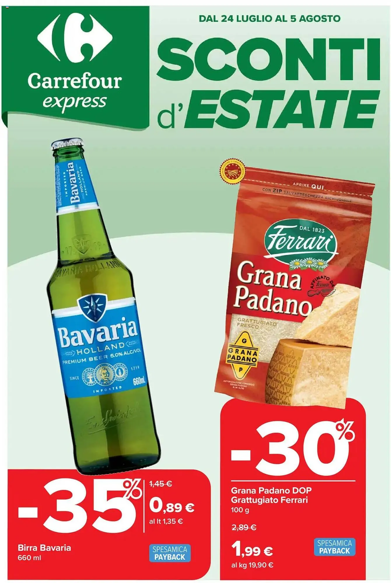 Volantino Carrefour Express da 24 luglio a 5 agosto di 2025 - Pagina del volantino 1