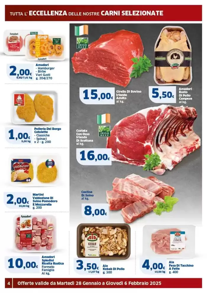 Prezzi tondi da 28 gennaio a 6 febbraio di 2025 - Pagina del volantino 4