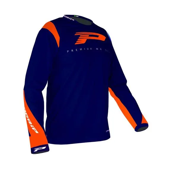 Maglia da cross 7015 Blu Navy/Arancione