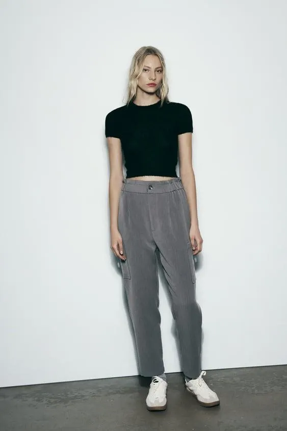 PANTALONI BAGGY MILITARI