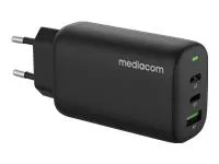 MD PD CHARGER 65W 1USB-2TYPEC BLACK