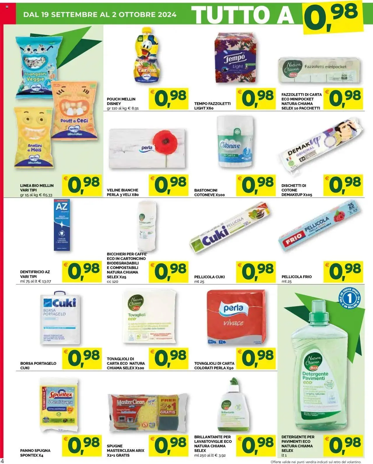 Volantino Mercatò Big da 19 settembre a 2 ottobre di 2024 - Pagina del volantino 4